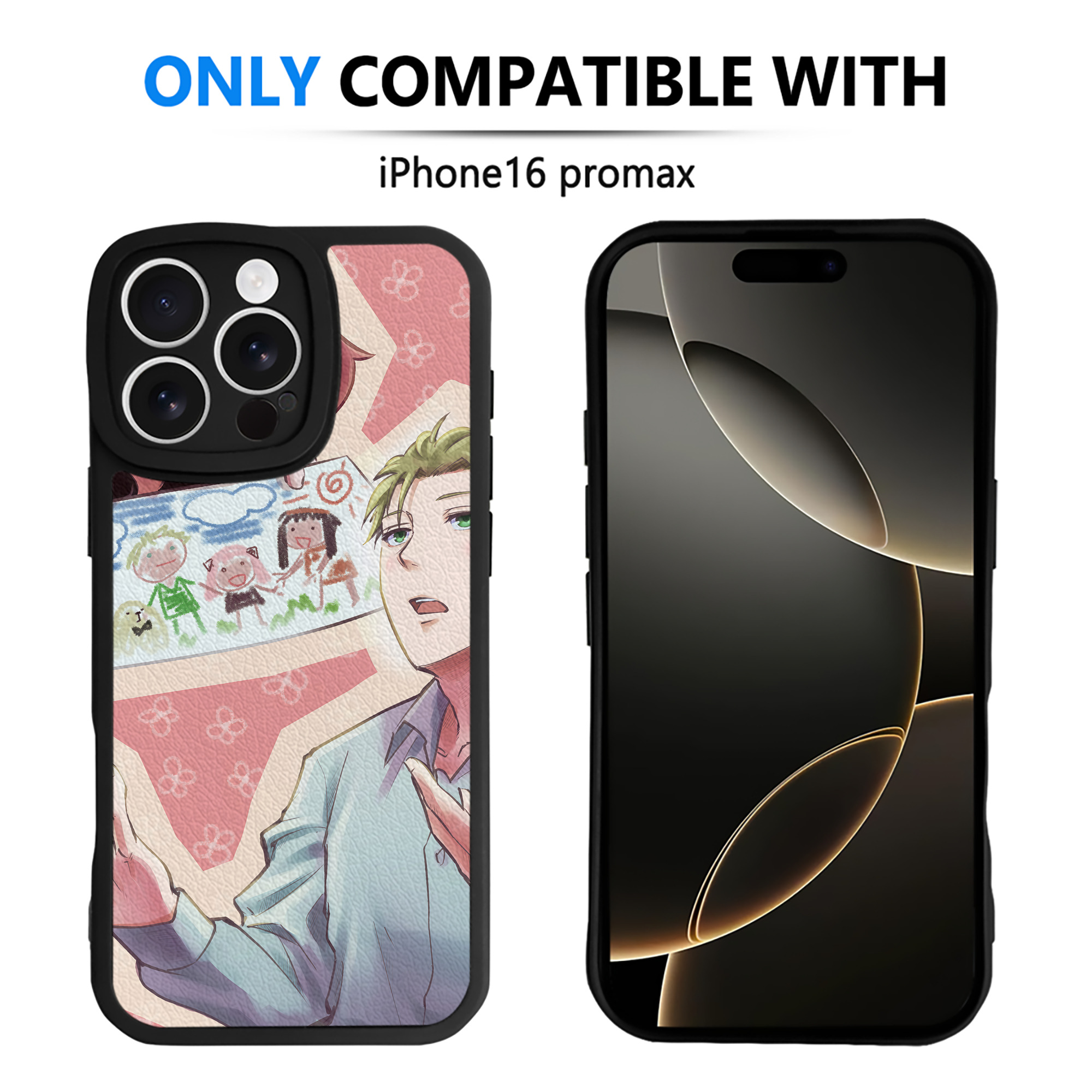 （画像用） SPY×FAMILY间谍家家酒 【iPhone 16シリーズ対応】シリコンスマホケース（レザー調） 材質：シリコン